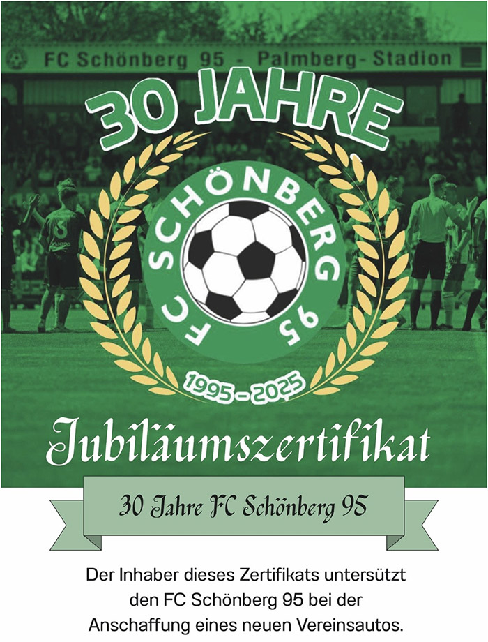 30 Jahre FC Schönberg 95